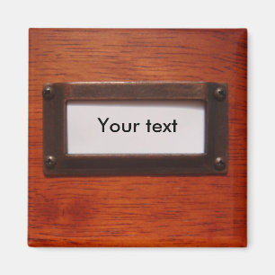 Imã Etiqueta customizável do armário de arquivo