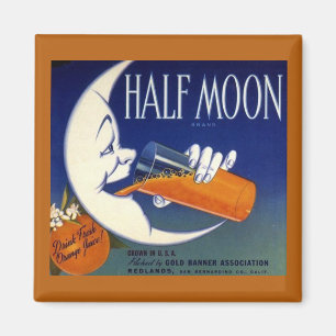 Imã Etiqueta da caixa das laranjas da marca da meia