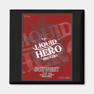 Imã Etiqueta de Ale do Schweet