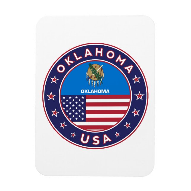 Ímã Etiqueta de Oklahoma, capa de telefone (Vertical)