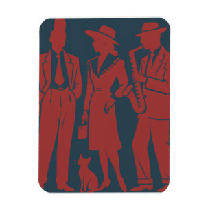 Ímã Etiqueta de presentes Zazous