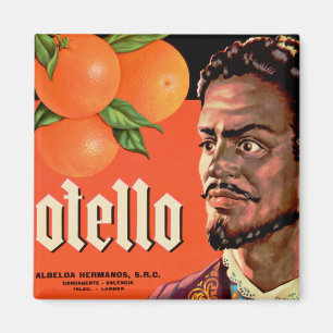 Imã Etiqueta Laranja Otello