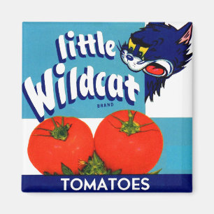 Imã Etiqueta pequena de tomate Wildcat