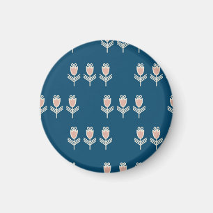 Imã Etnia Floral: Vintage Decorative Ornament