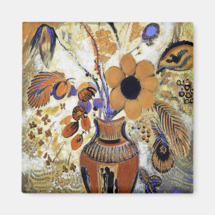 Imã Etruscan Vase com Flores, Redon