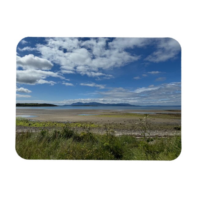 Ímã Ettrick Bay na Ilha de Bute Escócia em um (Horizontal)