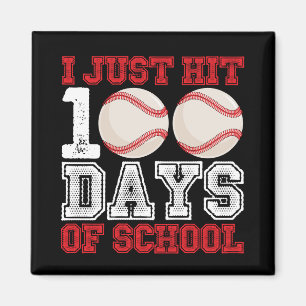 Imã Eu Acabei de Completar 100 Dias de Beisebol Escola