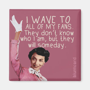 Imã Eu aceno a todos meus fãs…