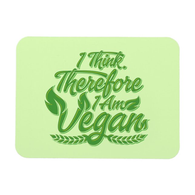 Ímã Eu Acho, Por Isso Sou Vegan (Horizontal)