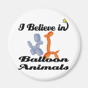 Imã eu acredito em animais de balão