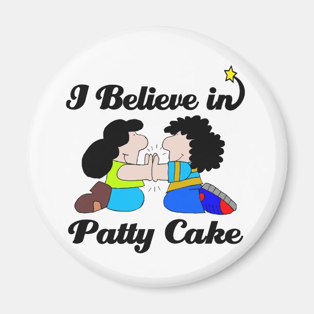 Imã eu acredito em bolo de patty (Frente)