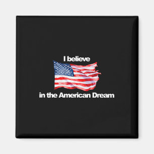 Imã Eu Acredito No Sonho Americano Bandeira Patriot R