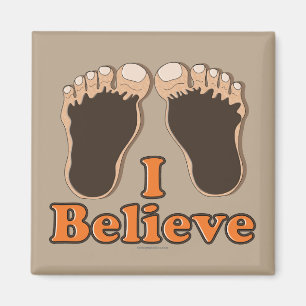 Imã Eu acredito o ímã engraçado de Bigfoot