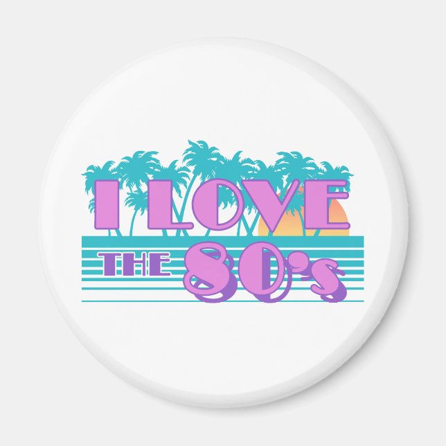 Imã Eu Adoro A anos 80 (Frente)