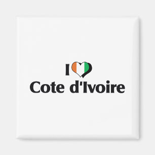 Imã Eu Adoro A Bandeira Da Costa Do Marfim