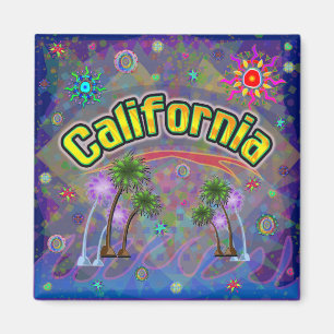 Imã Eu adoro a California Noble Voyage Magnet
