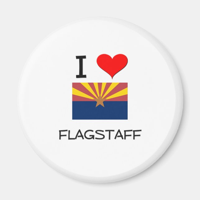 Imã Eu adoro Arizona FLAGSTAFF (Frente)
