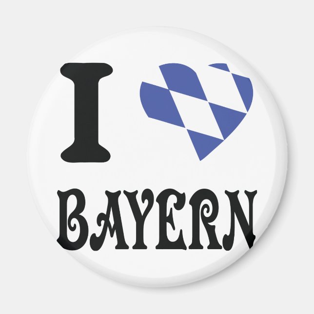 Imã Eu adoro Bayern (Frente)