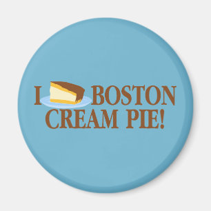 Imã Eu Adoro Boston Cream Pie