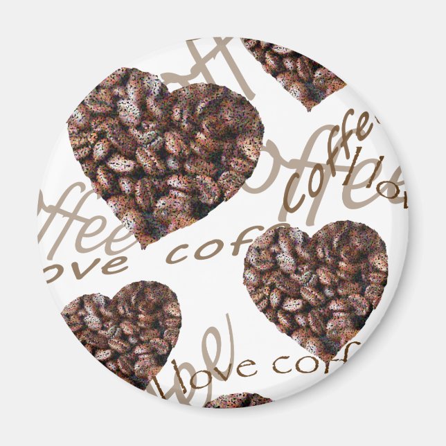 Imã Eu Adoro Café! (Frente)