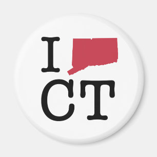 Imã Eu Adoro Connecticut