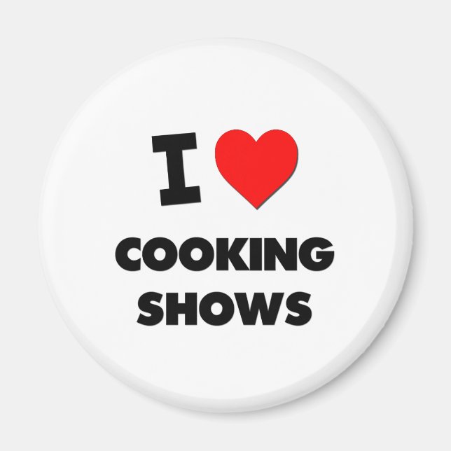 Imã Eu adoro Cozinhar (Frente)