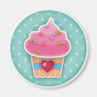 Imã Eu adoro Cupcakes Magnet