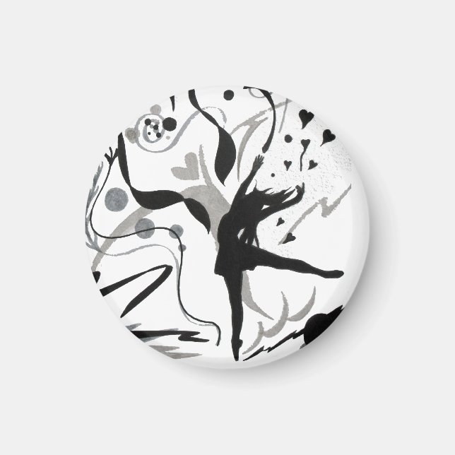 Imã Eu Adoro Dançar (Frente)