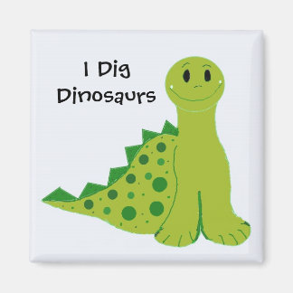Imã Eu Adoro Dinossauros