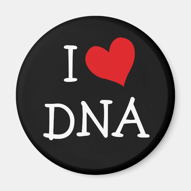 Imã Eu adoro DNA (Frente)