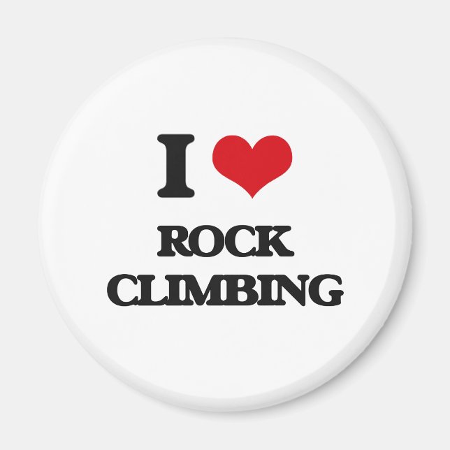 Imã Eu Adoro Escalar Rock (Frente)