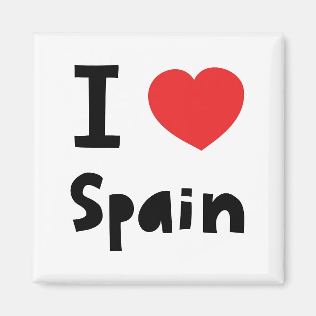 Imã Eu adoro Espanha (Frente)