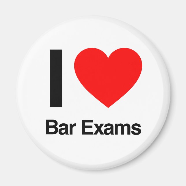 Imã eu adoro exames de bar (Frente)