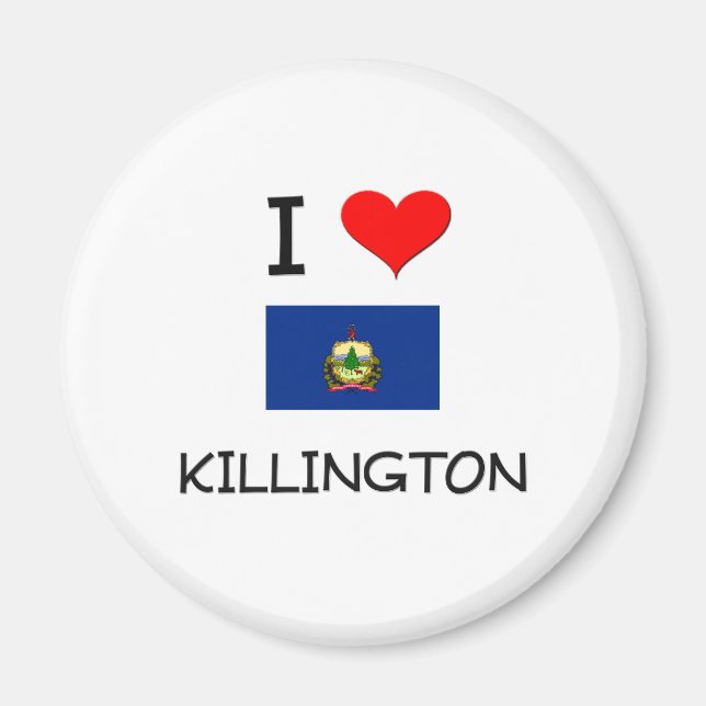 Imã Eu Adoro Killington Vermont (Frente)
