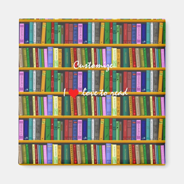 Imã Eu adoro ler livros Thunder_Cove (Frente)