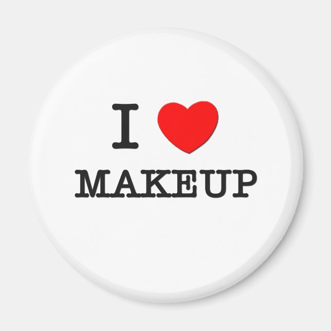 Imã Eu Adoro Makeup (Frente)