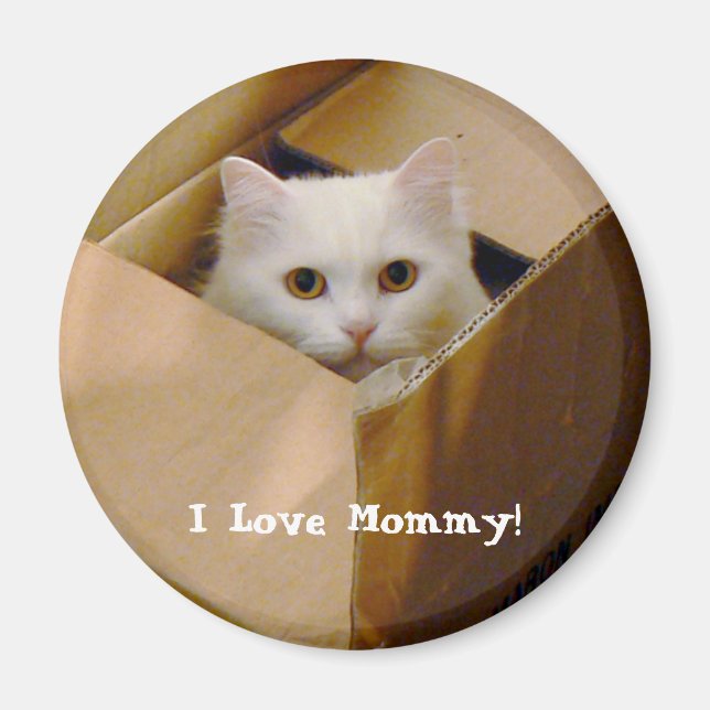 Imã Eu Adoro Mamães! (Frente)