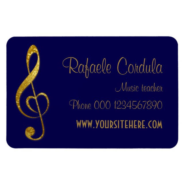 Ímã Eu adoro música (Horizontal)