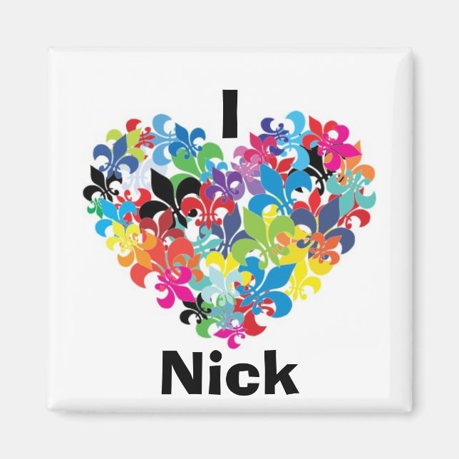 Imã Eu adoro nick (Frente)