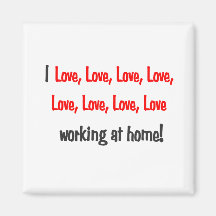 Eu adoro o amor trabalhando em casa