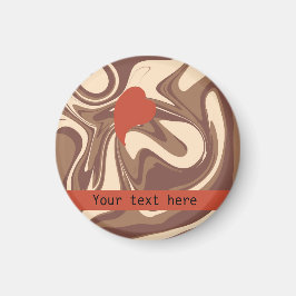 Imã Eu adoro o costume do cappuccino