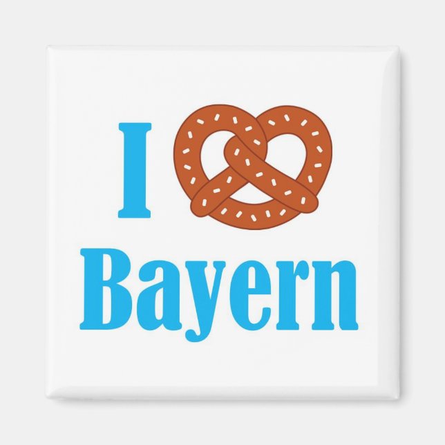 Imã Eu adoro o ímã do Bayern (Frente)