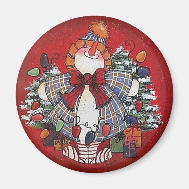 Imã Eu adoro o Magneto de Natal (Frente)