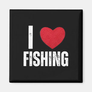 Imã Eu Adoro Presentes De Pesca Para Crianças Pescaran