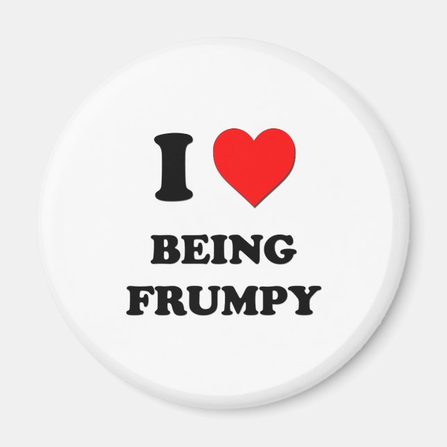 Imã Eu Adoro Ser Frumpy (Frente)