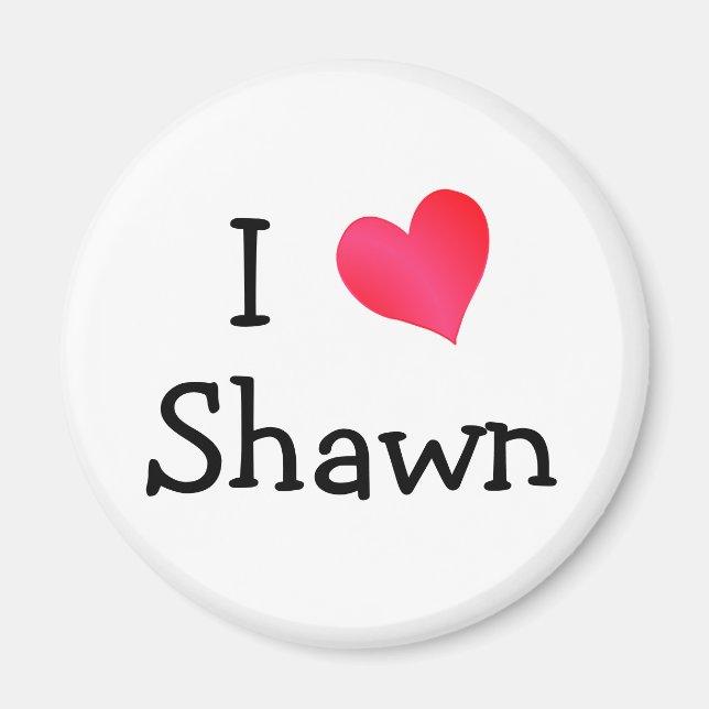 Imã Eu Adoro Shawn (Frente)