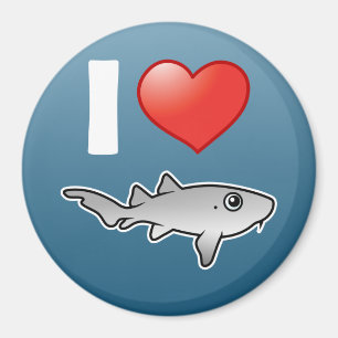 Imã Eu Adoro Tubarões de Enfermeira