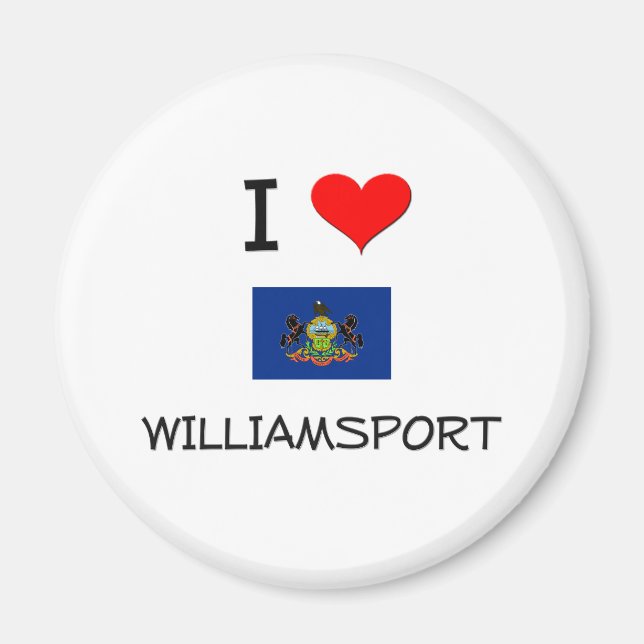 Imã Eu Adoro Williamsport Pensilvânia (Frente)