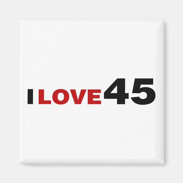 Imã Eu Amo 45 (Frente)