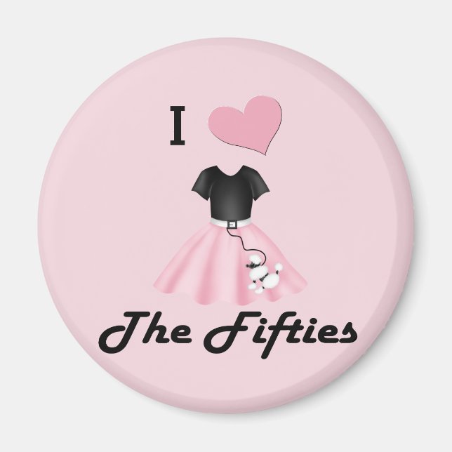 Imã Eu amo a 50 (Frente)